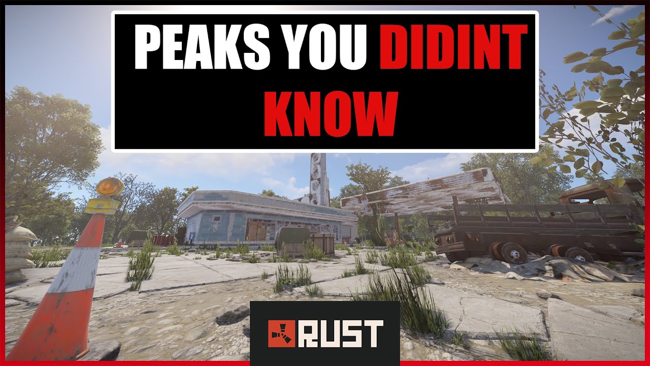 Oxum's Gas Station Peaks and Tricks You Didn't Know In Rust.