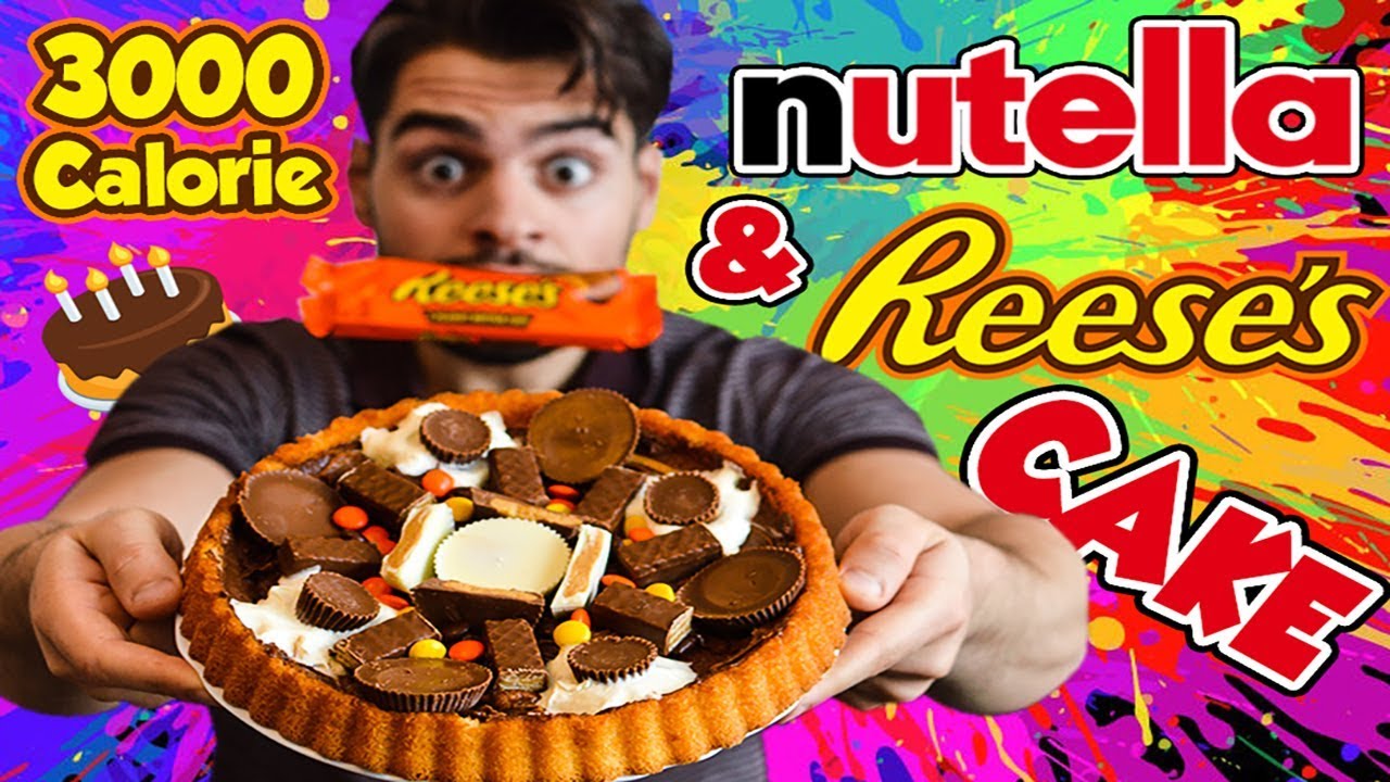 EPIC 3000Calorie REESE'S CAKE | Bros Chocolate mousse REVIEW | Insane CHEATMEAL!