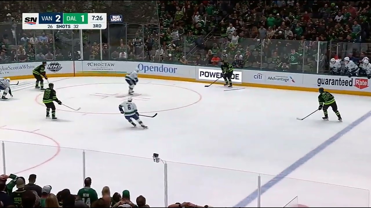 Thatcher Demko has evolved, he no longer requires a goalie stick