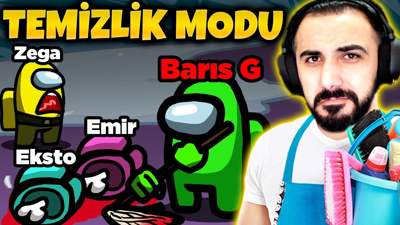 CESETLERİ SİLİYORUZ!! TEMİZLİK MODU!! O SES AMONG US! 🤣🤣 | Barış Can