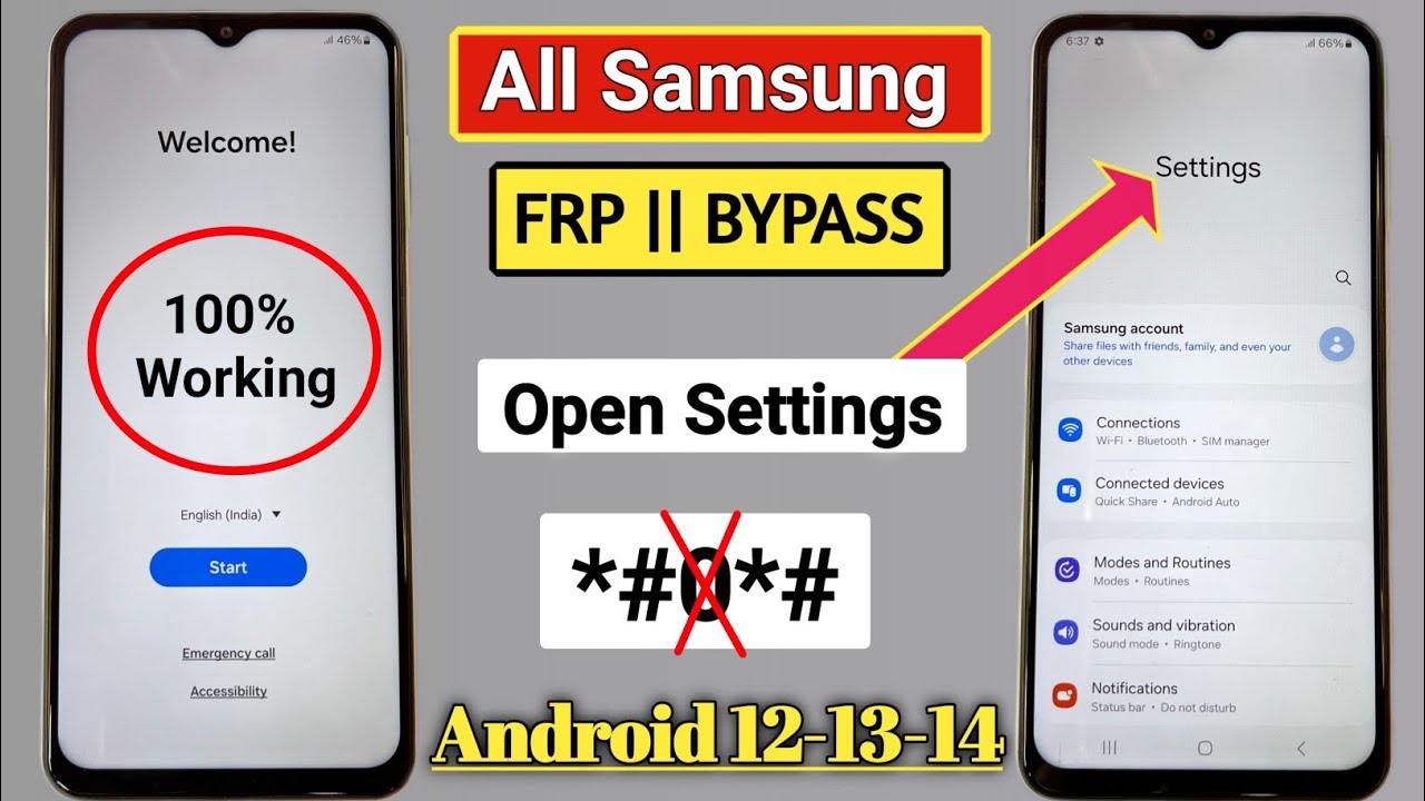 All Samsung FRP Bypass 2025 (100% Done) Android 12-13-14 Latest Trick💯% FRP Unlock Without Pc 2025