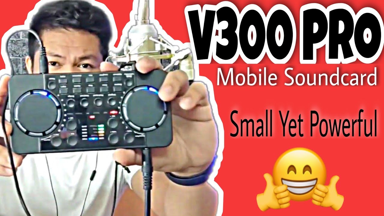 V300 Pro Soundcard | Unboxing Review Setup and Audio Test