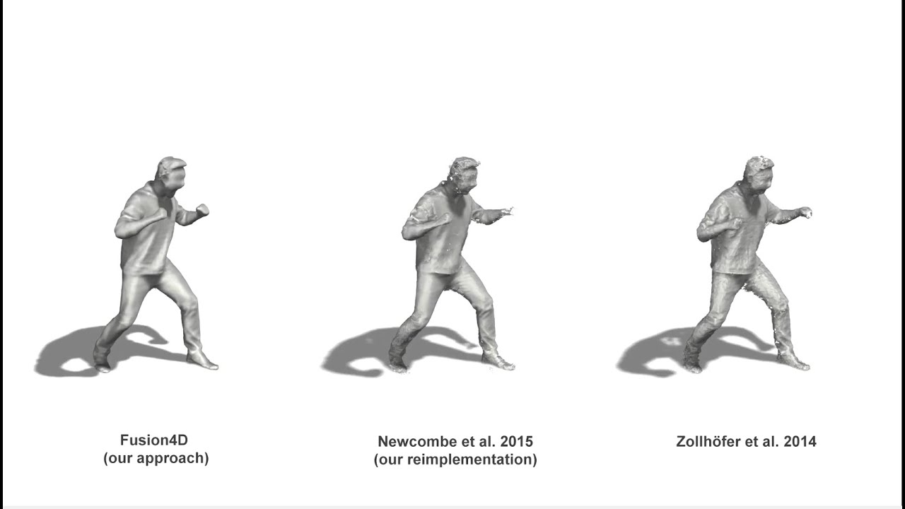 Fusion4D: Real-time Performance Capture of Challenging Scenes