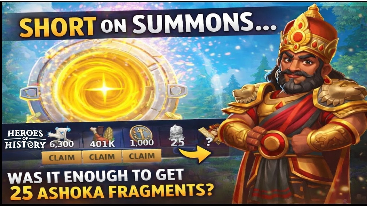 Short on Summons! Was it enough to get 25 Ashoka Fragments? My Ashoka Fragment update