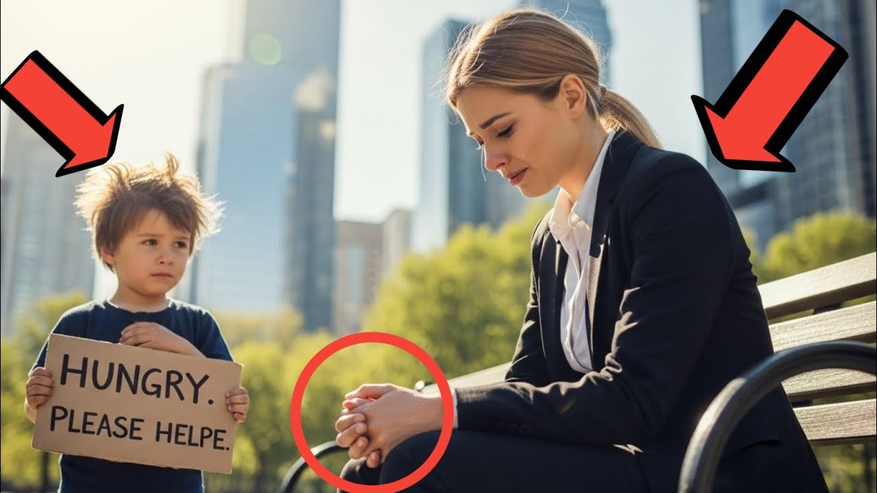 “Can I Hug You…?” 😢 Homeless Boy Asked a Crying Millionaire