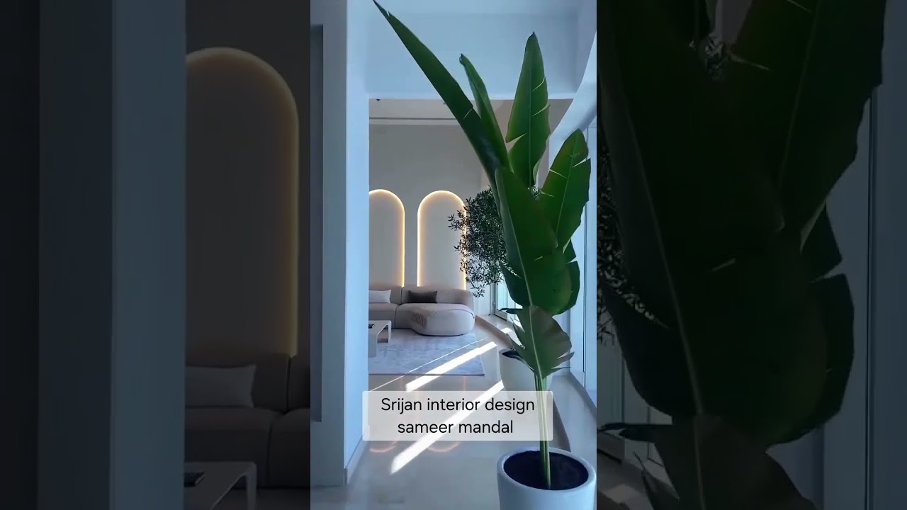 #livingroomdesign #luxuryinteriordesign #curve #interiorplants #designersofa #carpet #magneticlight