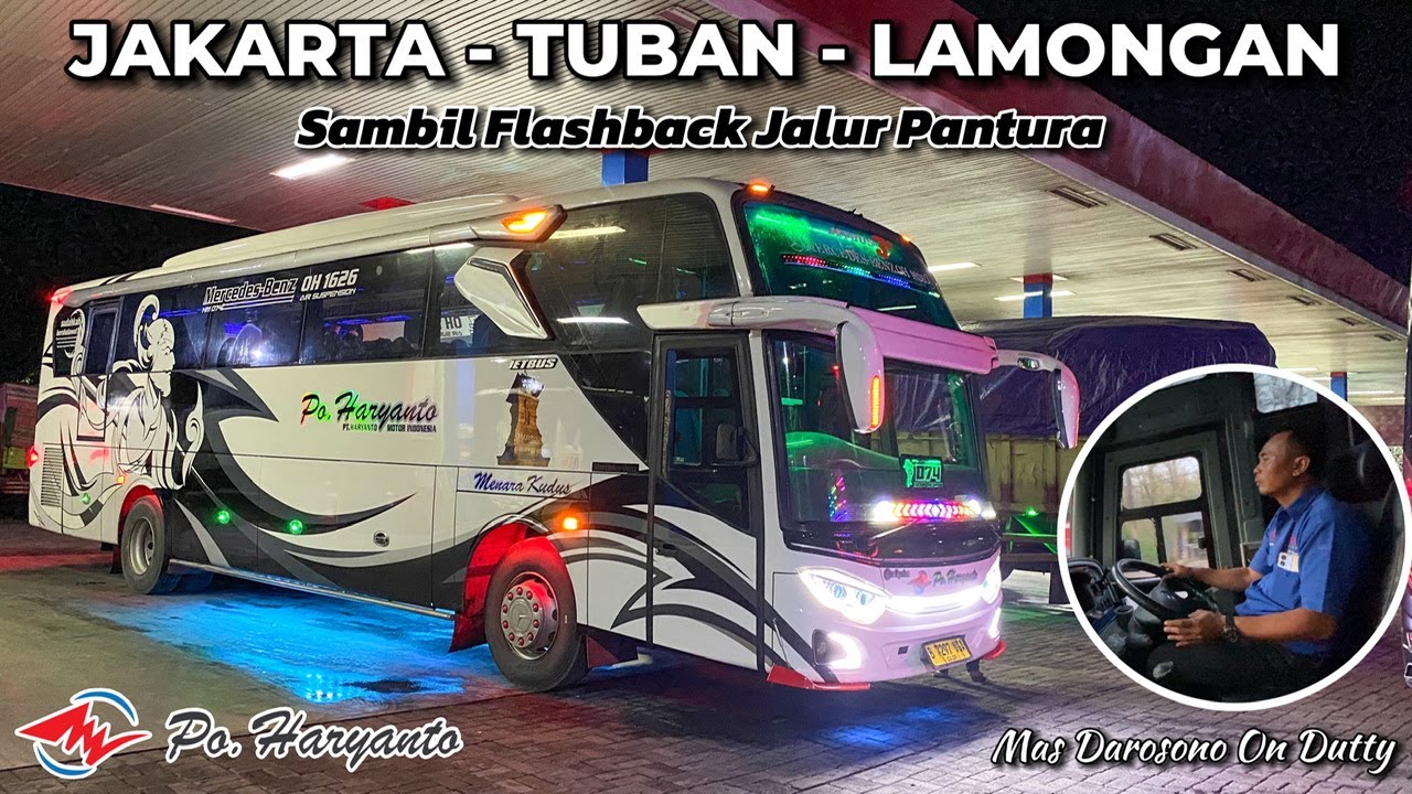 JOGGING PAGI DI JALUR PATURA LASEM TUBAN PINGGIR LAUT‼️😍 Trip Po Haryanto HM 074 Jakarta - Lamongan