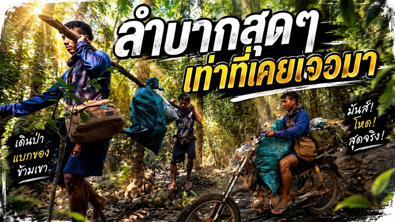 เอาเนื้อบักเหวอกับบ้าน ปินขื้นภูเขาไลยะทาง50กิโล//พรานจิต คนหากิน//