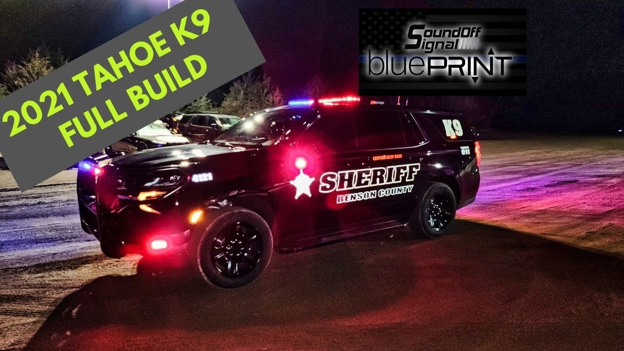 2021 Chevy Tahoe PPV K9 Unit - Benson County Sheriff's Office - North Dakota | Full HD Video