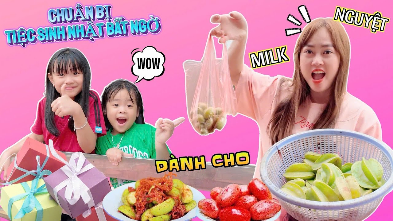 Mẹ Hà Hí Cùng Mint Vy Na Chuẩn Bị Quà Và Lên Kế Hoạch Cho Tiệc Sinh Nhật Bất Ngờ Của Milk Và Nguyệt