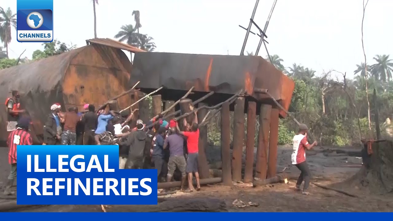 Eight Arrested As Rivers Govt Destroys 27 Illegal Refinery Sites