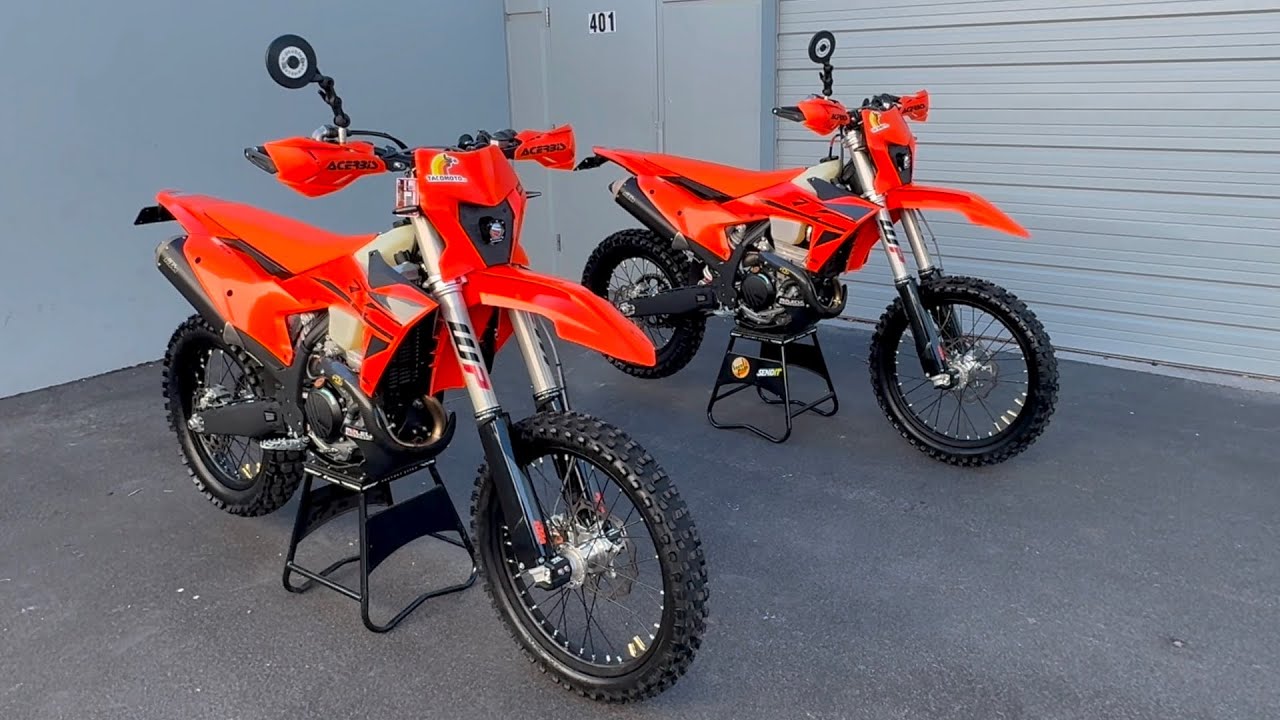 2025 KTM 350 EXC-F SEARCH AND RESCUE LVMPD TACO MOTO BIKE BUILD