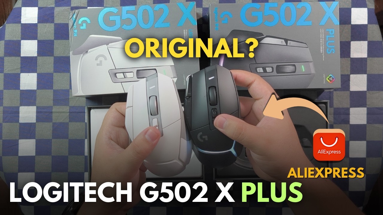 Logitech G502 X PLUS de AliExpress | Original o Estafa???