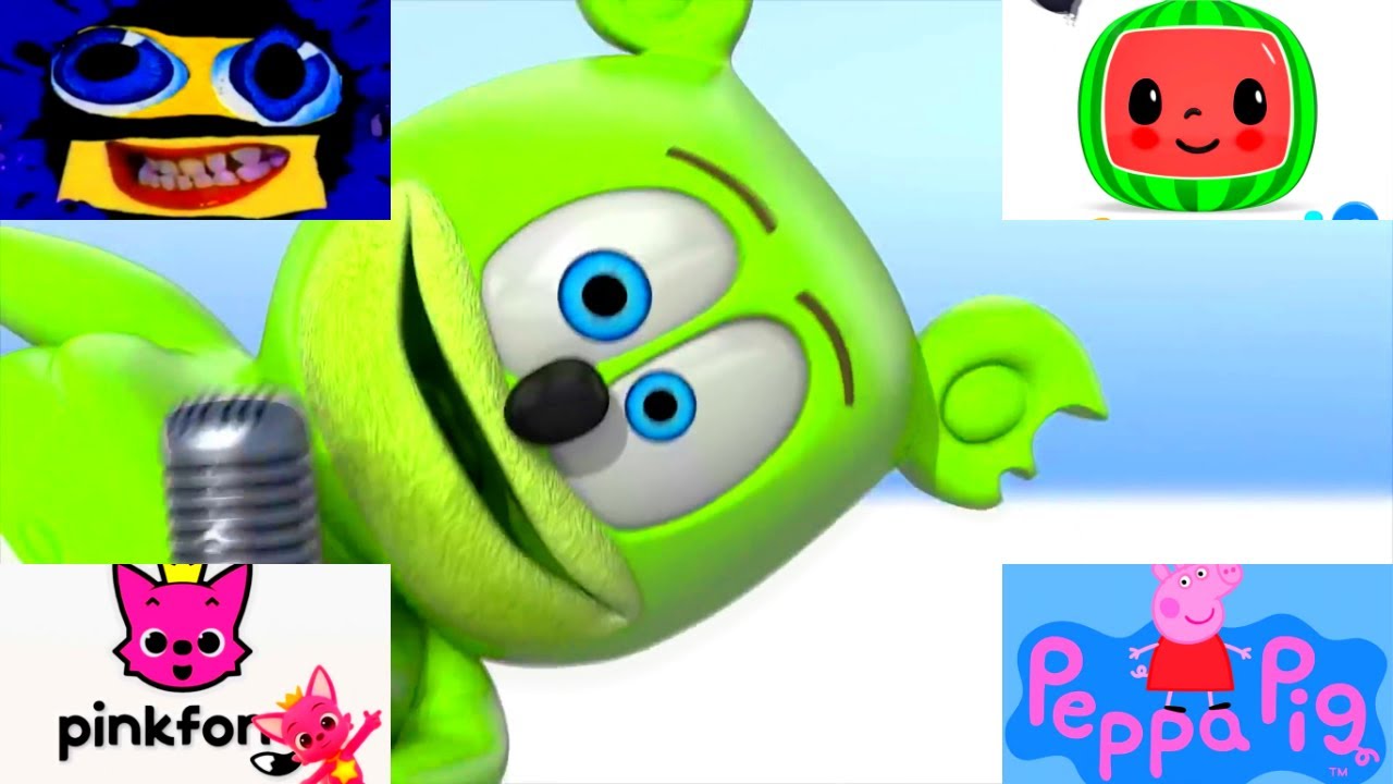 G MAJOR 18 Gummy bear Klasky Csupo Pinkfong SpongeBob Cocomelon Peppa Pig Minions