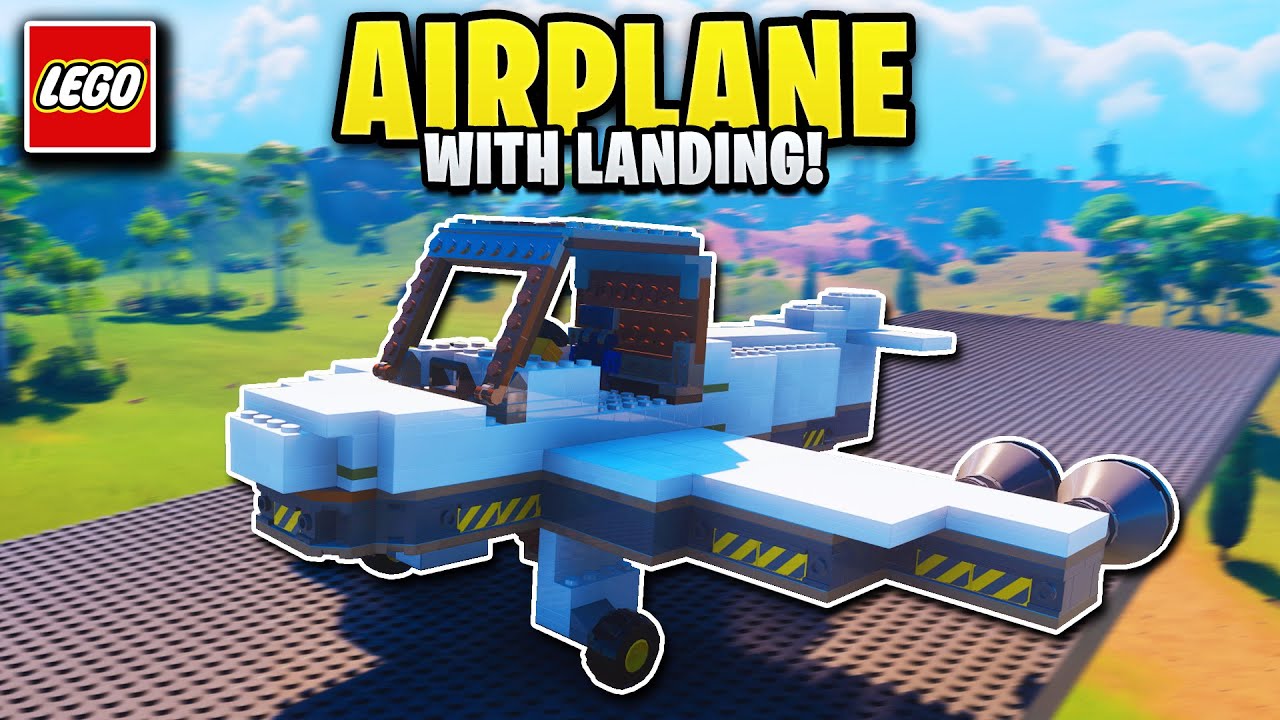 Я построил лучший *НОВЫЙ* десантный самолет в LEGO Fortnite!