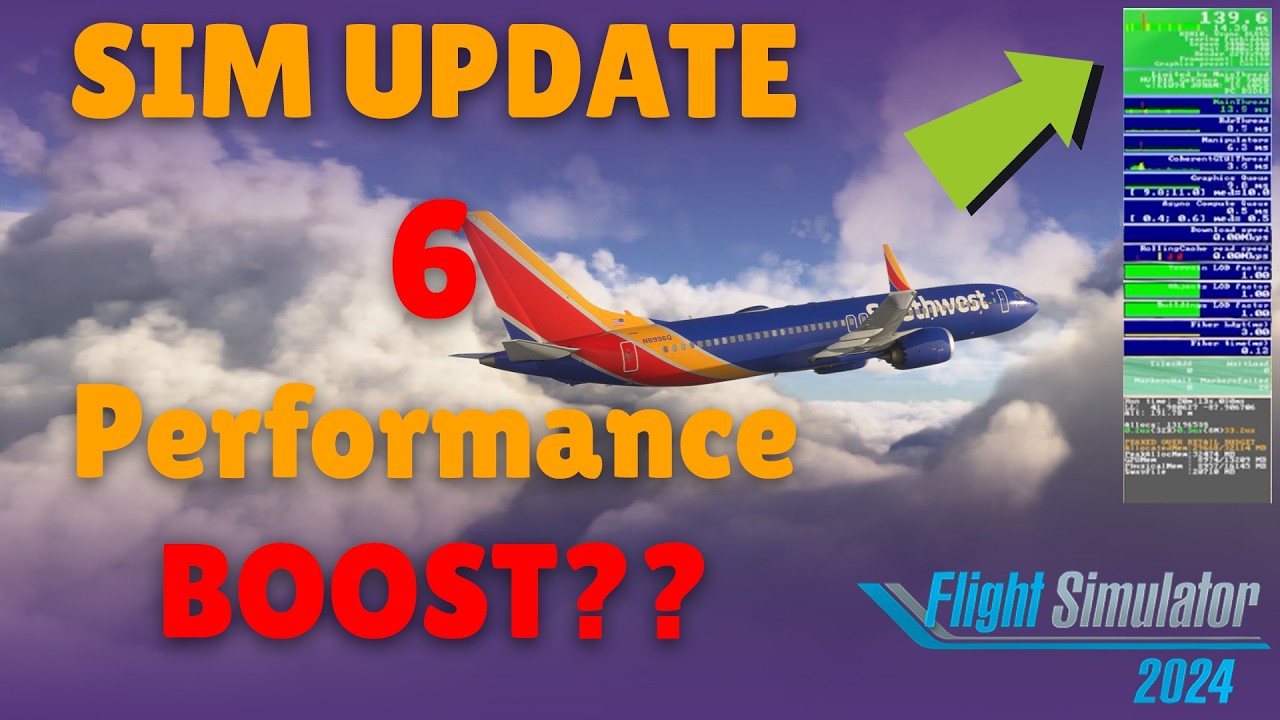MSFS 2024 Sim Update 6 Beta: DLSS 4.5 и огромный прирост производительности?