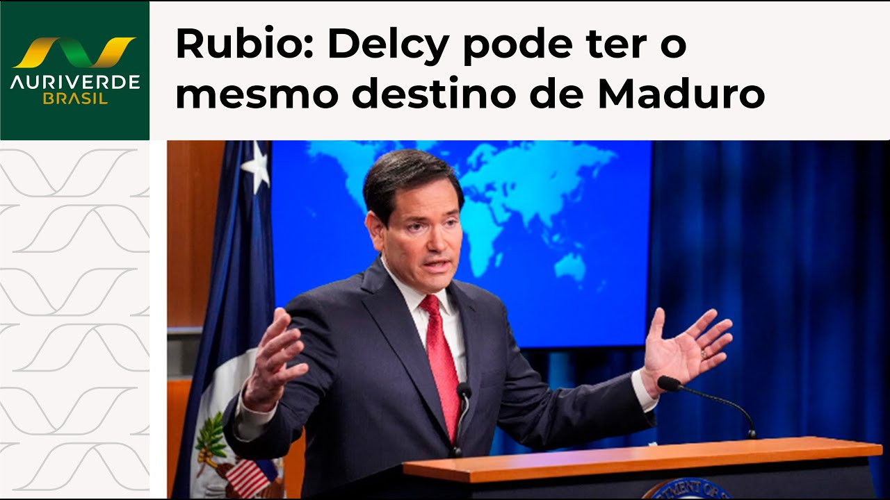 Rubio dirá no Senado dos EUA que Delcy Rodríguez pode sofrer o mesmo destino de Maduro
