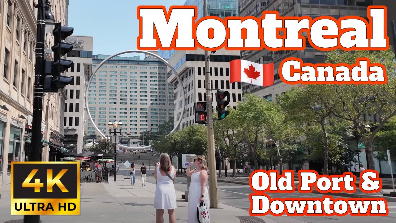 Montreal, Canada 🇨🇦 | Old Port & Downtown (Summer 2024) | 4K Walking Tour