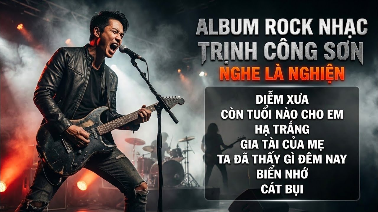 ALBUM NHẠC TRỊNH METAL ROCK | Top nhạc trữ tình Trịnh Công Sơn cover Rock nghe cực cháy