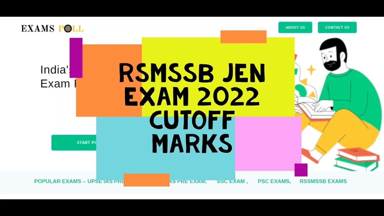 RSMSSB JEN EXAM 2022 CUTOFF ANALYSIS
