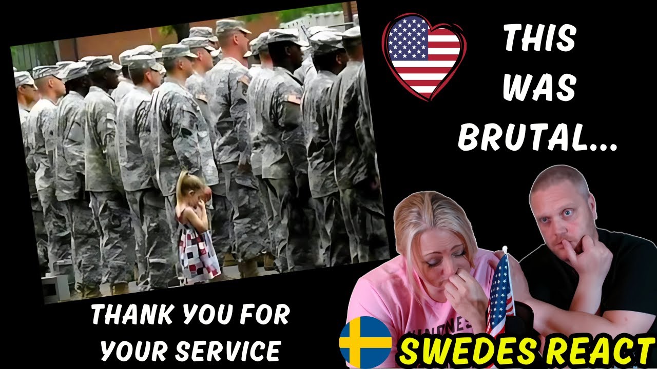 Swedes reacts to Memorial Day (Amazing Grace Bagpipes)