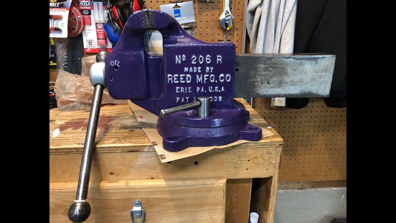 Reed 206 R Vise Restoration (Huge 153 lb. vintage vise)