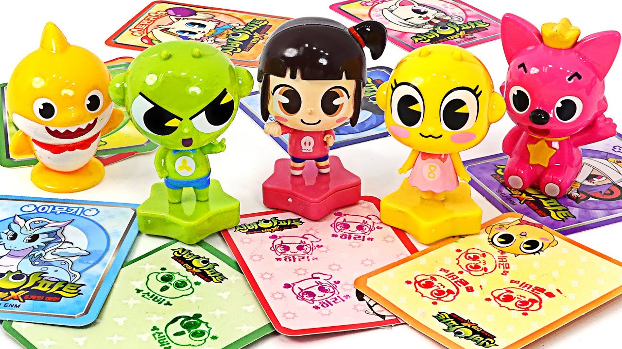 Let's collect the Sinbi apartment praise stamp~! Come on~ Sinbi and Baby Shark, Pinkfong Gather !