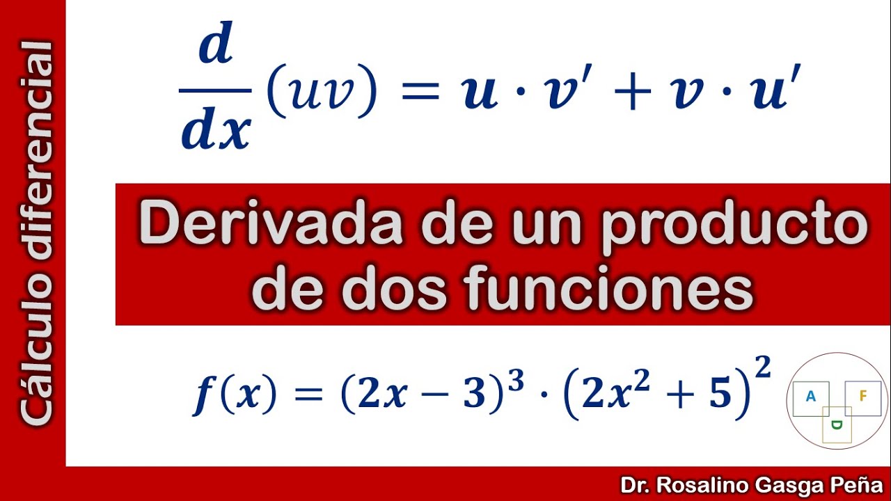 Derivada de u por v (derivada de un producto de funciones)