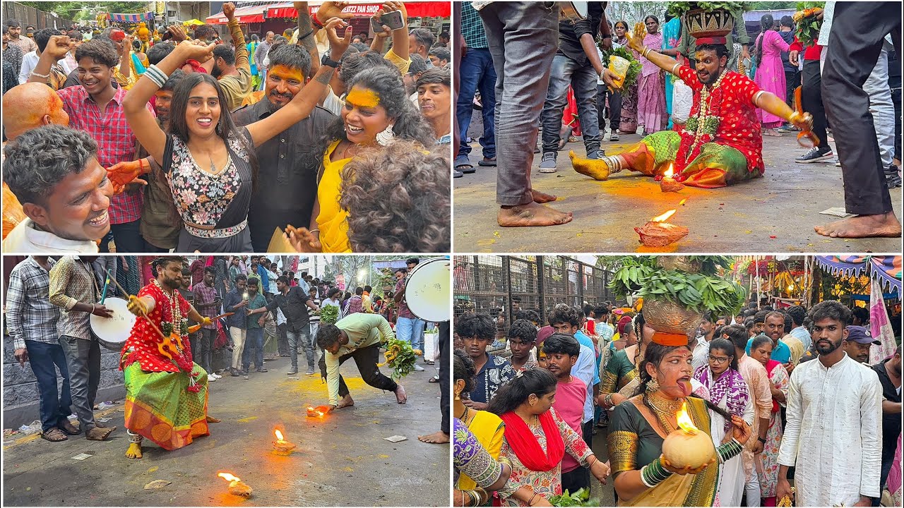 🔥 Balkampet Yellamma Bonam 2025 | Full Crowd Madness & Dance Vibes