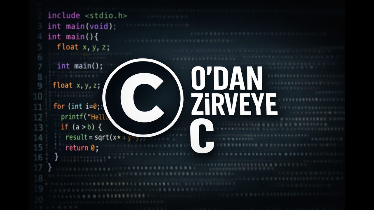 C dili için temel eğitim 2  #coding #programming #cprogramminglanguagebasics  #C