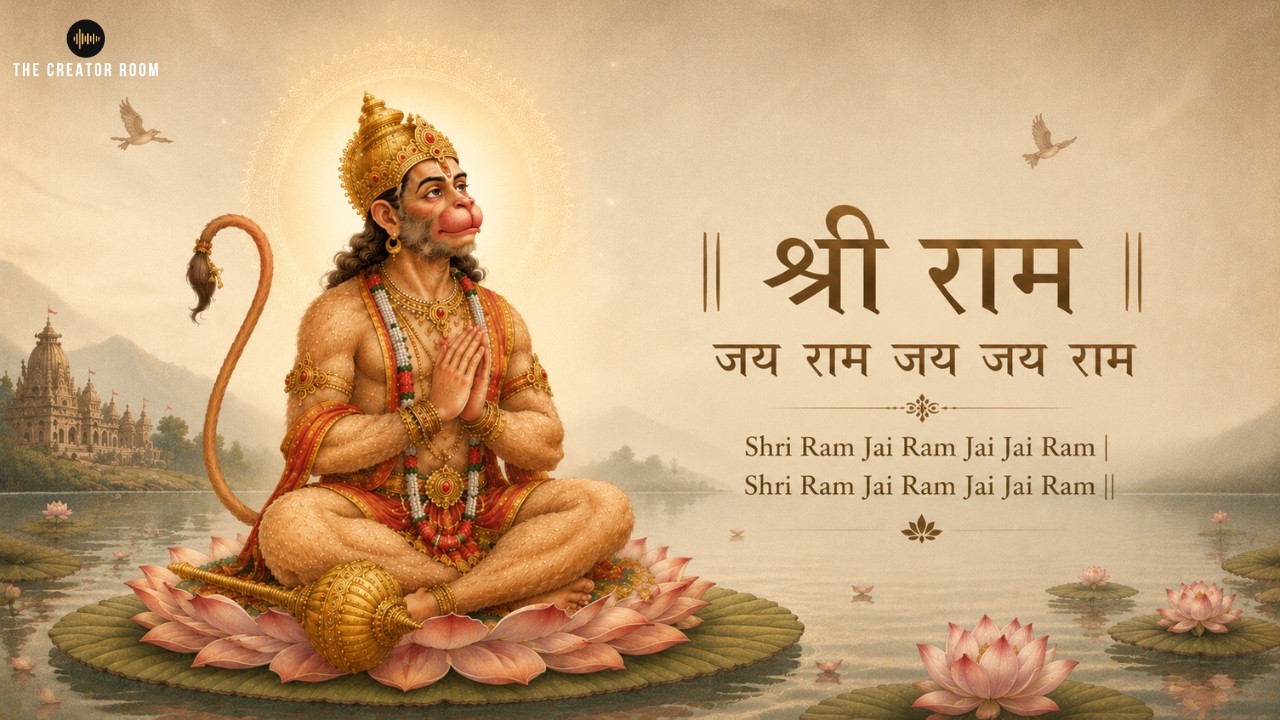 Shri Ram Jai Ram Jai Jai Ram | Divine Ram Dhun with Hanuman Ji | The Creator Room