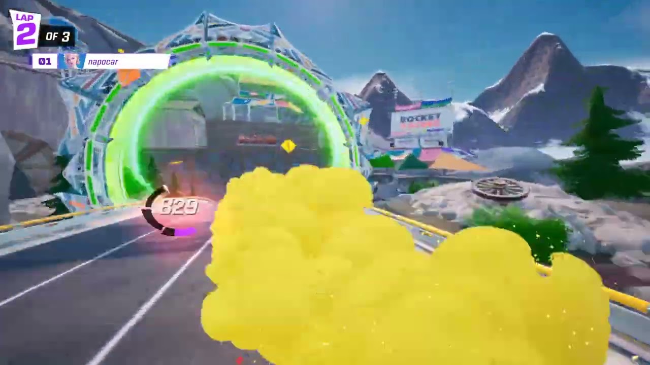 My mine mayhem route (bad run) #rocketracing #gameplay