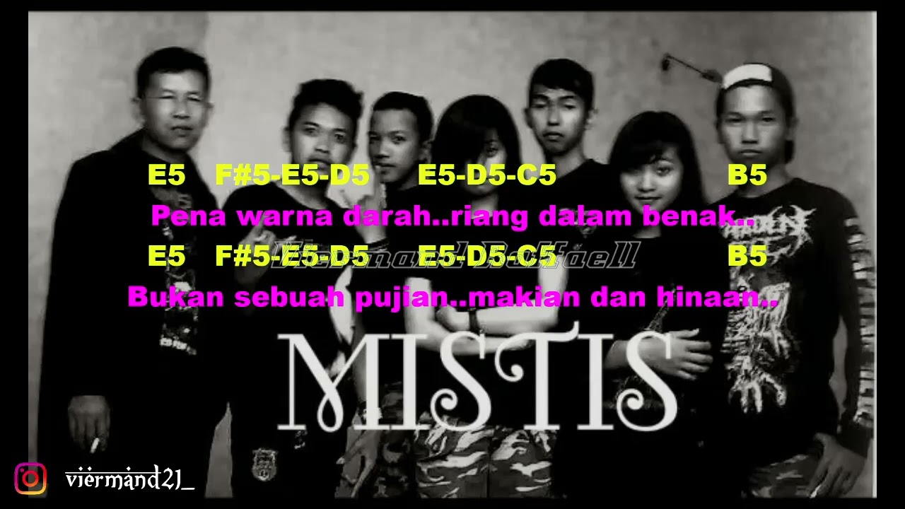 MISTIS - Pena Darah (chord) kunci gitar