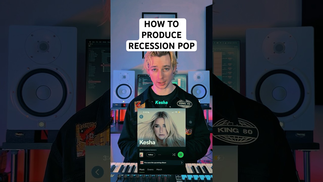 How to produce 2010s pop music like Kesha