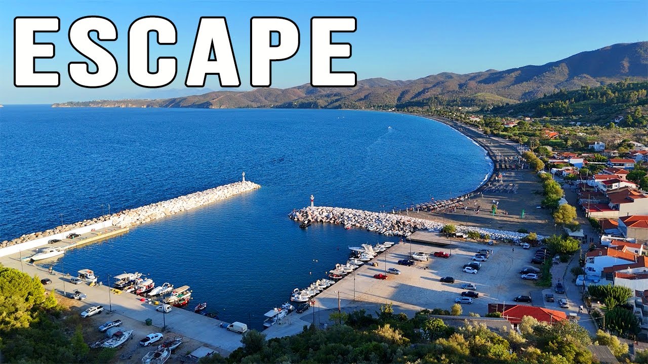 ESCAPE : Η ατελείωτη ακτογραμμή στο ψαροπούλι | 4k drone & 360 |
