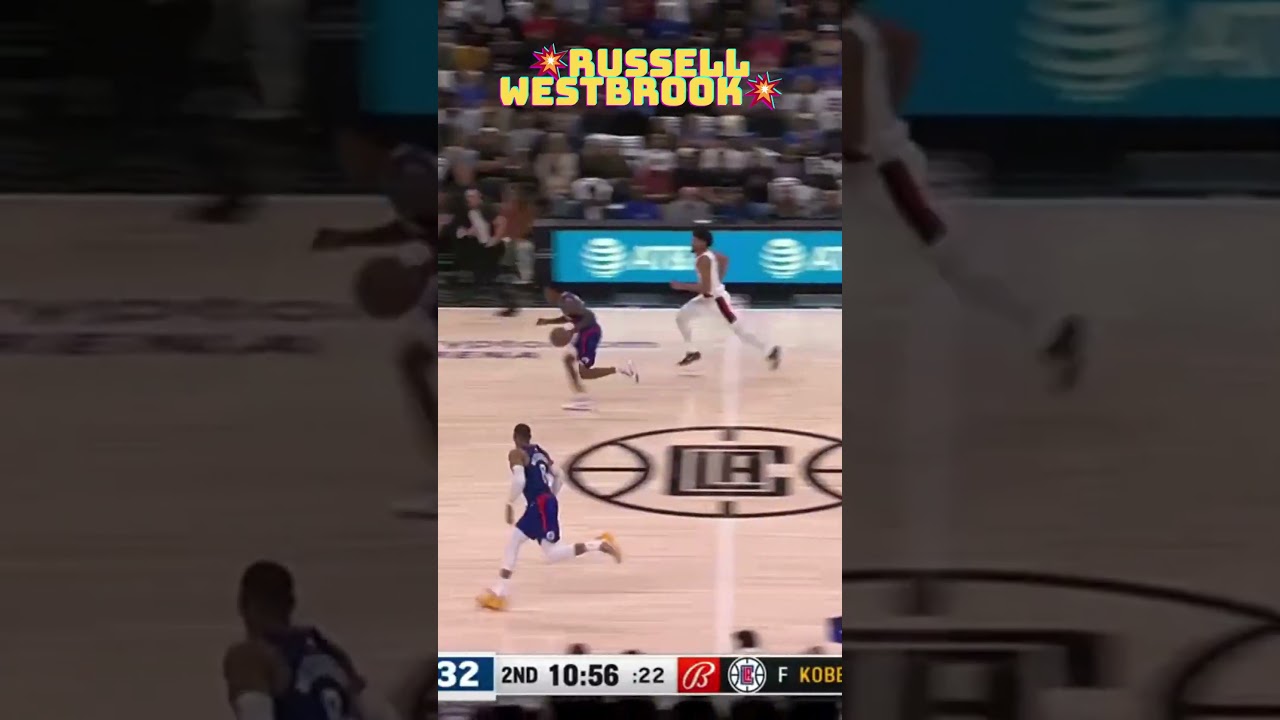Westbrook's Gravity-Defying Slam Dunk: A Runaway Showstopper! 🏀