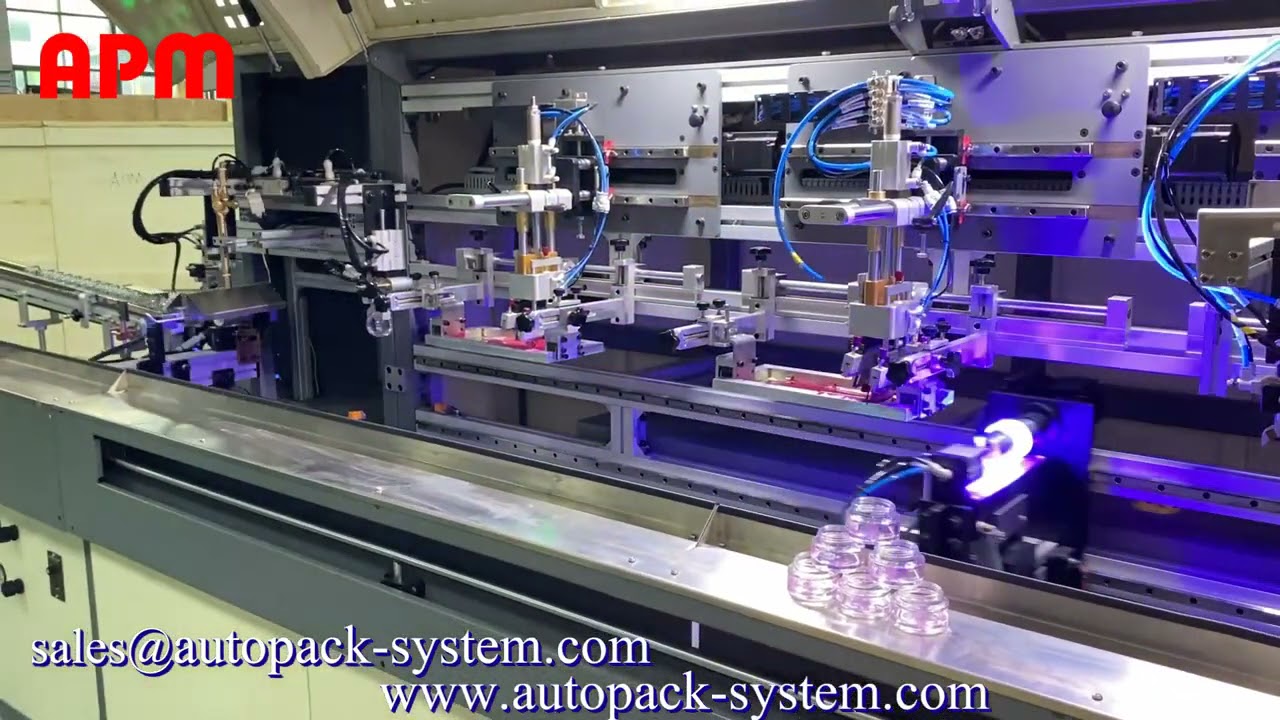 APM Glass Jar Screen Printing Machine