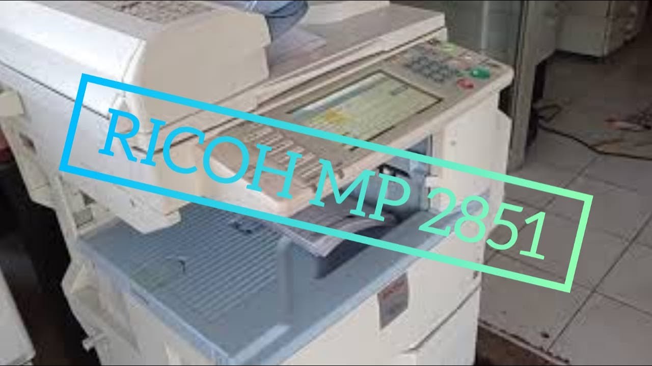 Ganti drum unit dan developer Ricoh MP 2851