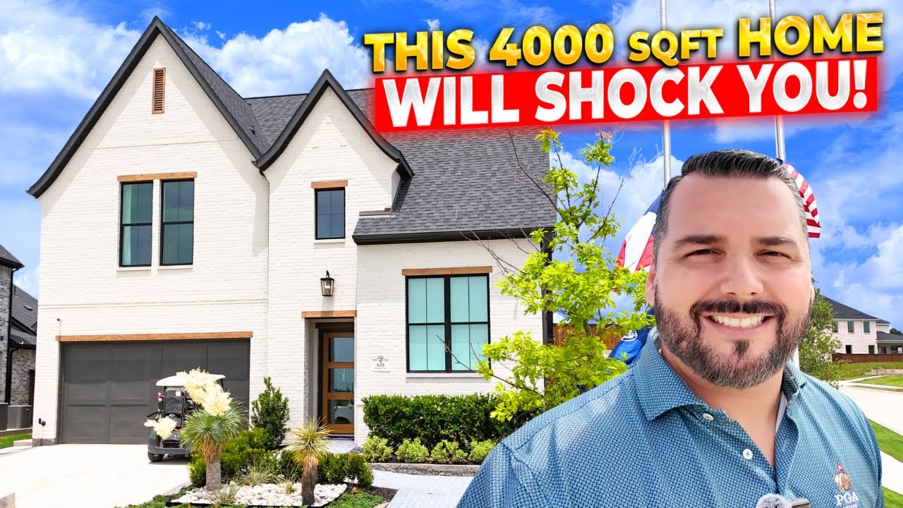 Touring Massive New Construction Homes in Dallas TX | New Community & Prime Location
