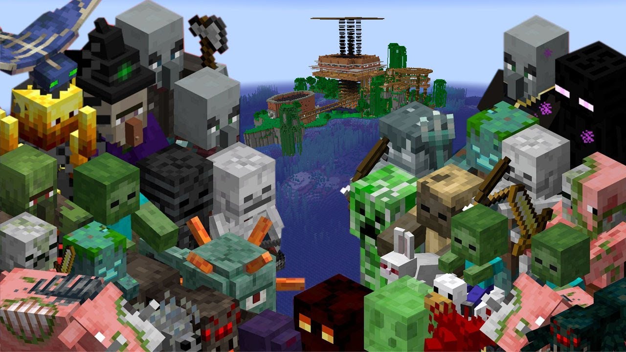 I Collected Every Regular Hostile Mob in Minecraft