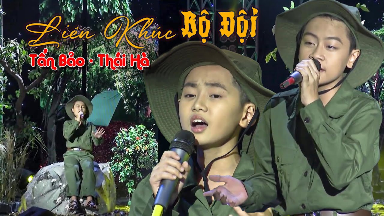 RỤNG TIM với tiếng hát TẤN BẢO - THÁI HÀ về liên khúc BỘ ĐỘI | THVL CA CỔ NHÍ