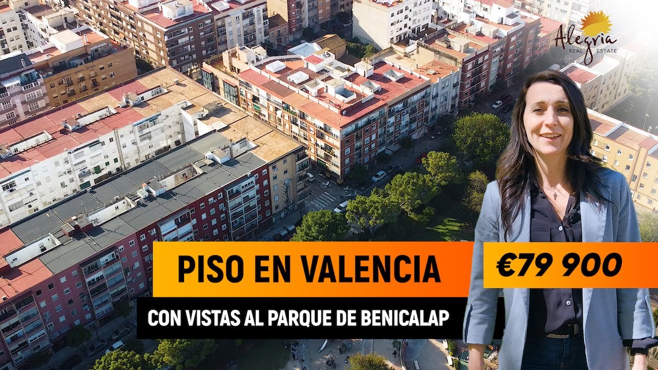 Valencia España / Piso en Valencia con vistas al parque de Benicalap – €79 900