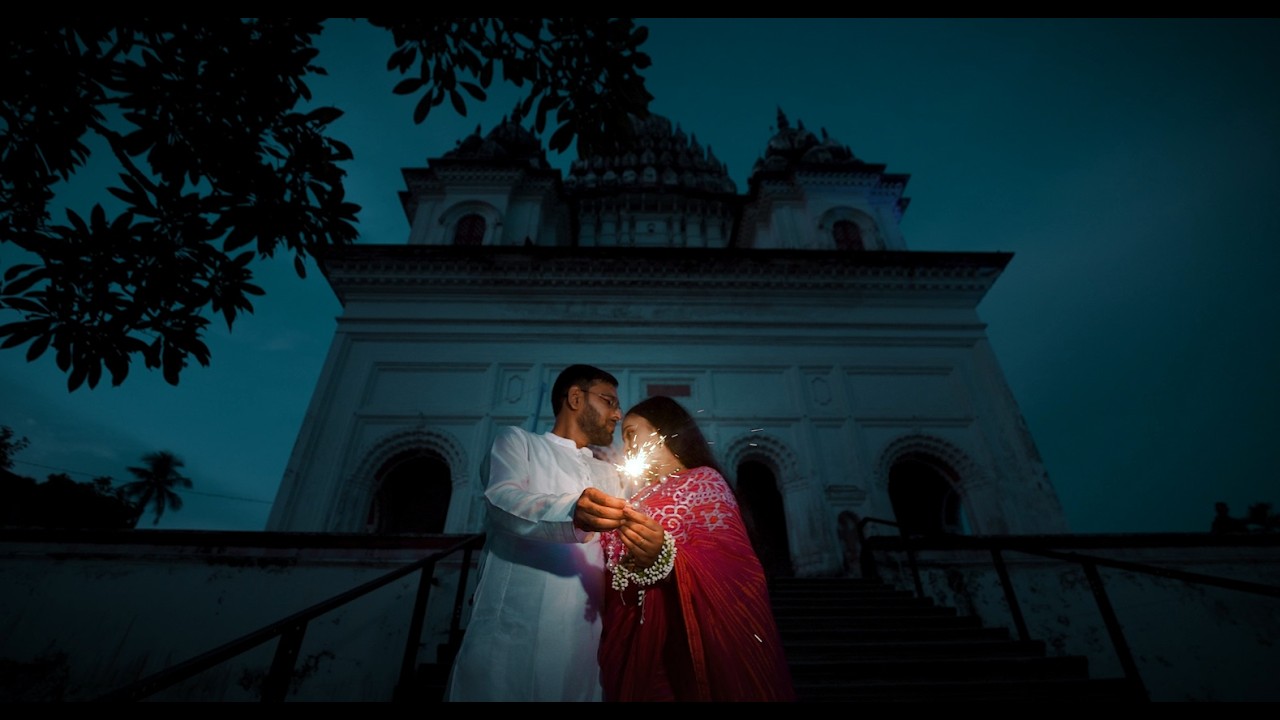 দিপ ও অঙ্কিতা ।। দরজার বাইরে  ।। গাঁথো গাঁথো সুন্দর কন্যা
