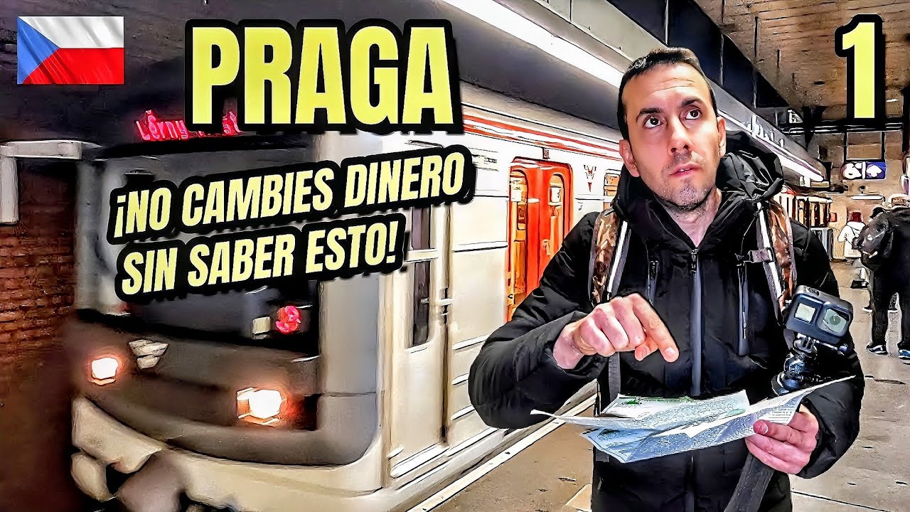 🇨🇿 Como ir del aeropuerto de PRAGA al centro de PRAGA en transporte público | Republica Checa. 1