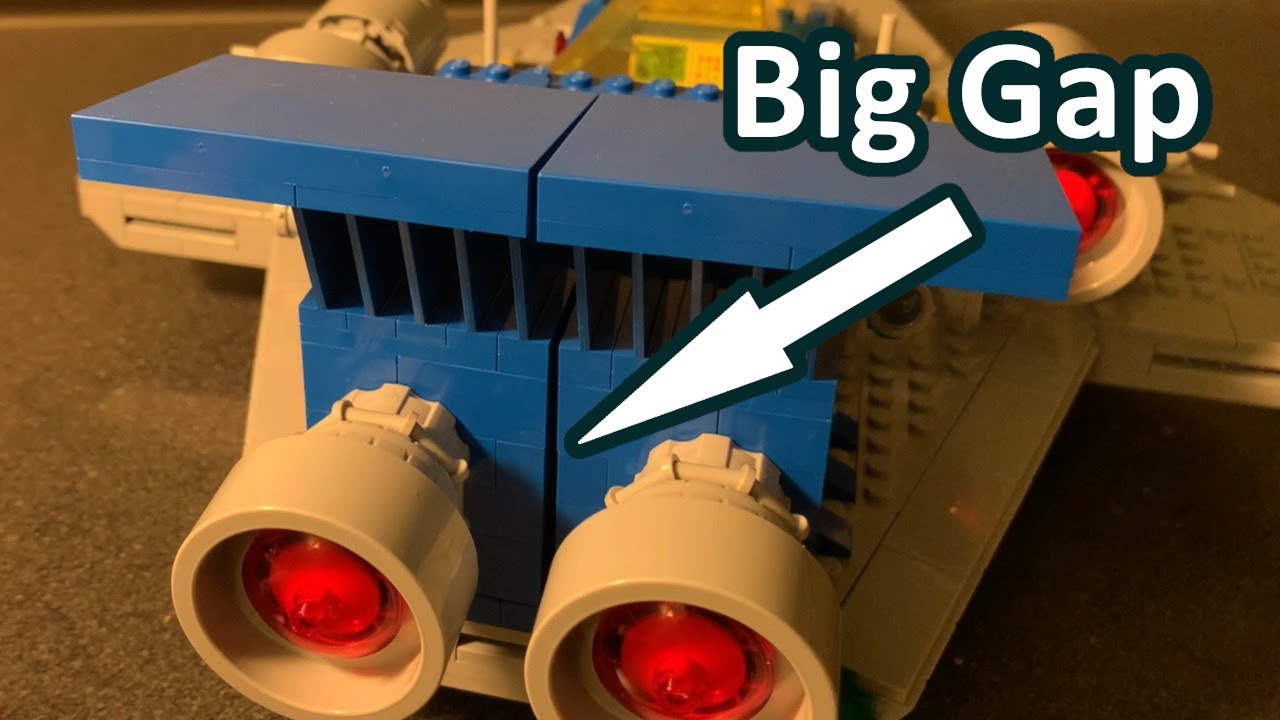 LEGO Galaxy Explorer (10497) has a big gap at the back (and how I fixed it)