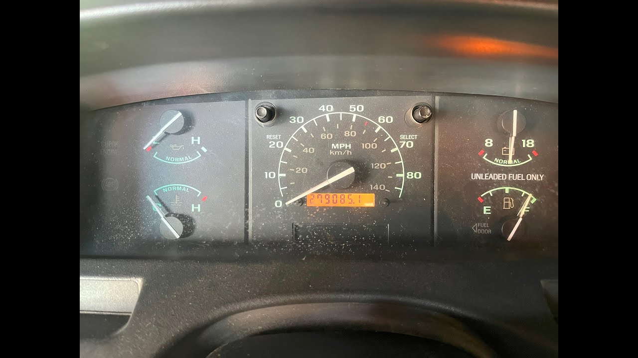 OBS 1995 Ford F150 Odometer Replacement