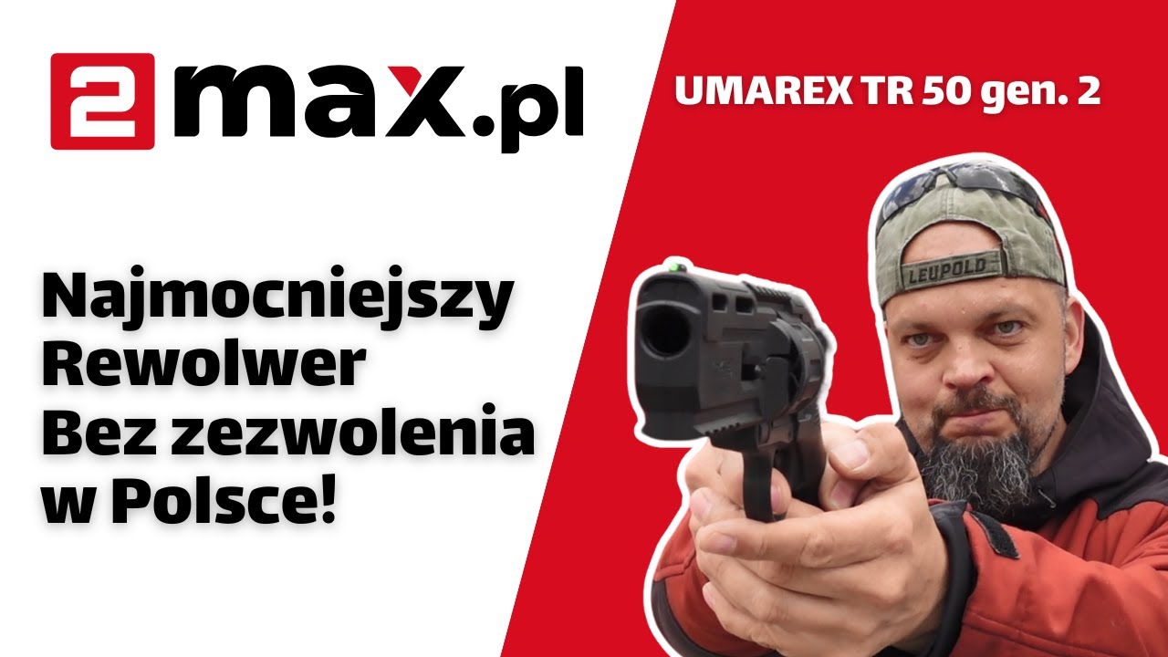 Najmocniejszy rewolwer bez pozwolenia w Polsce? Umarex T4E HDR 50 Gen. 2 i jego zamiana w karabin!