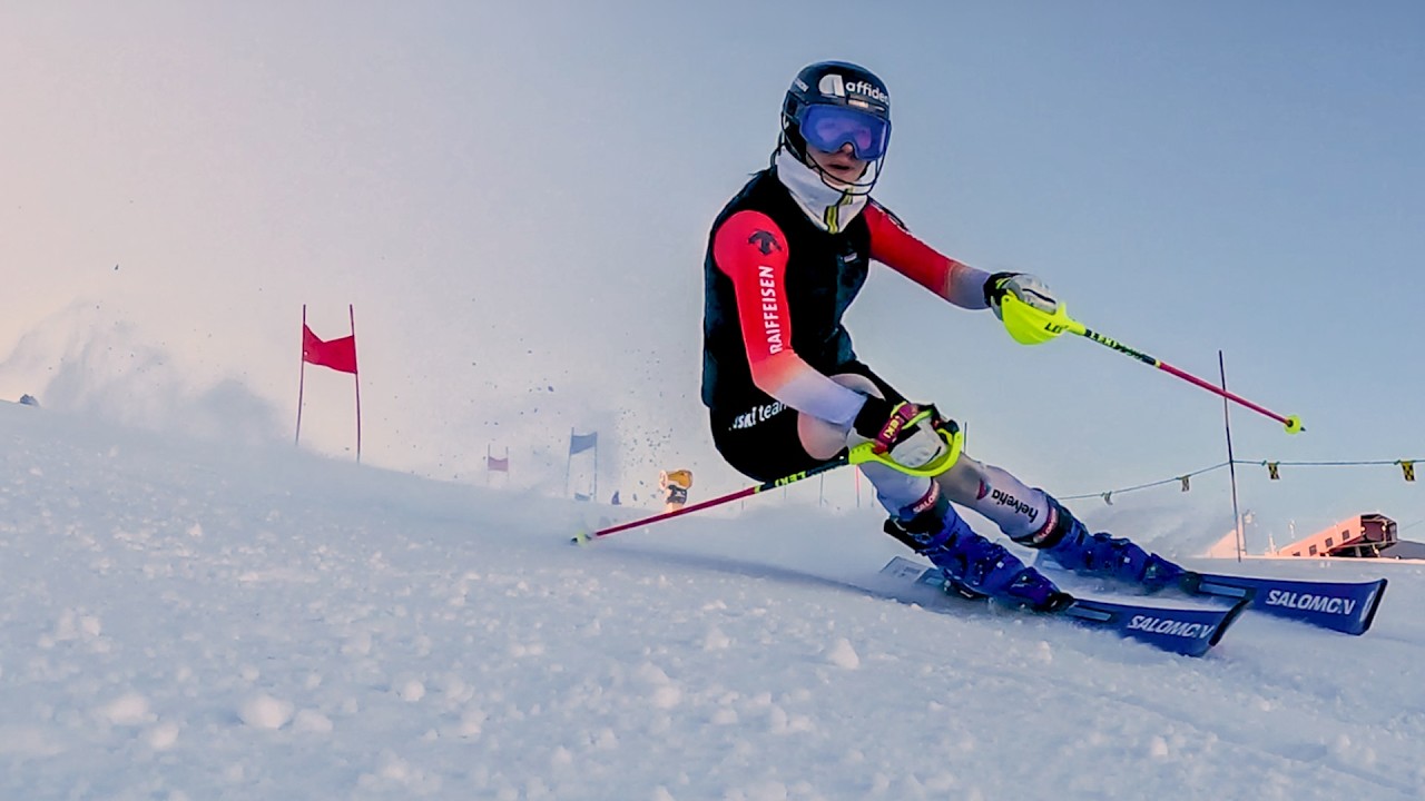 Slalom et slalom géant avec Juliette Fournier