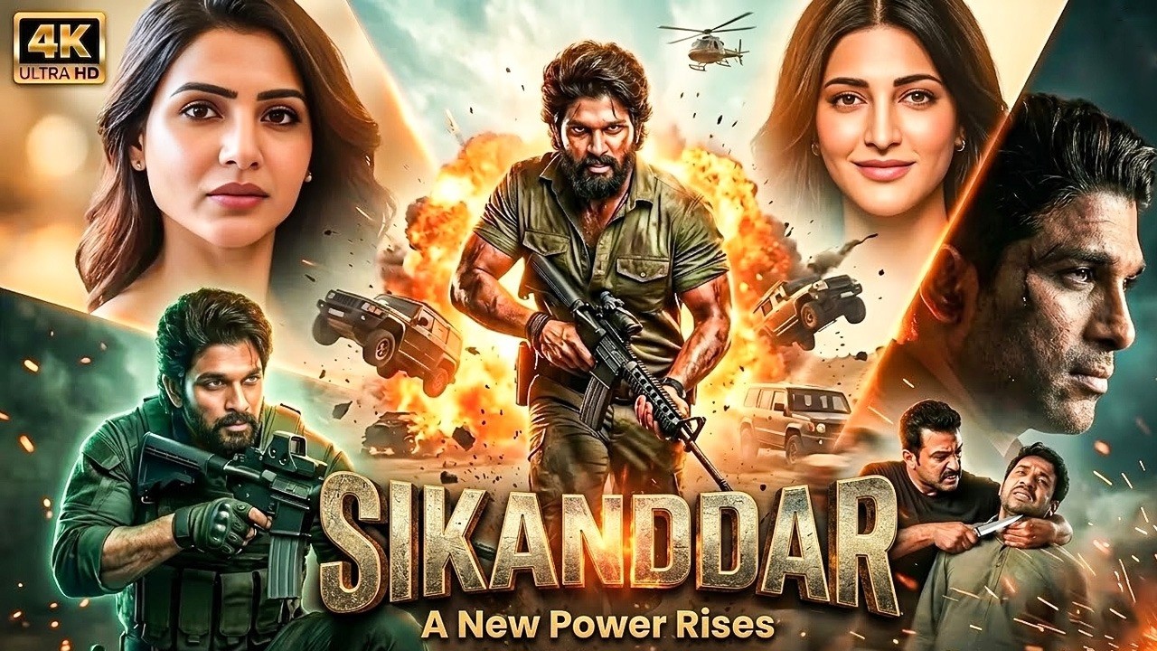 New South Indian Movie | Sikanddar | Allu Arjun & Samantha | Full Action Movie Hindi Dubbed