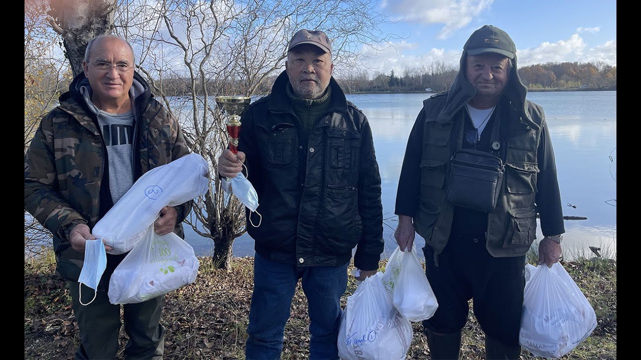 Dernier concours des Grosses truites de l'année 2021 au lac du Loup 31410 Le Fauga